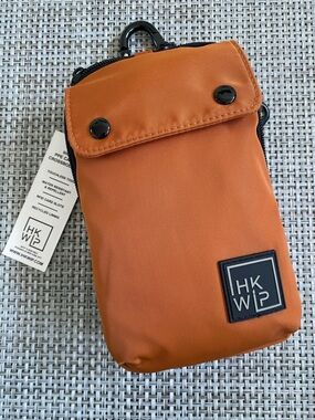 Unisex RFID Orange Crossbody IHKWIP Bag NWT Water Resistant